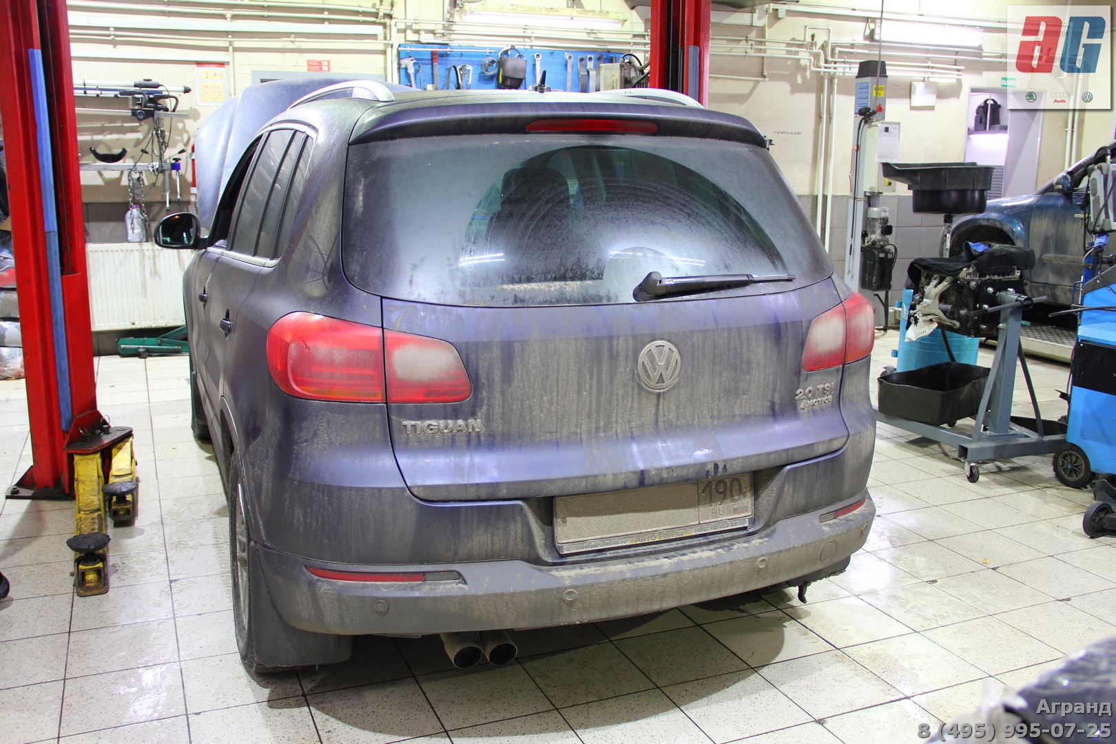 Volkswagen Tiguan 2 л. Турбо ›
 Бортжурнал ›
 Проверка «ВАСЕЙ» растяжение родной цепи ГРМ .